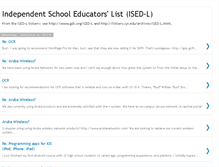 Tablet Screenshot of ised-l.blogspot.com