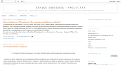 Desktop Screenshot of discentesppgg.blogspot.com