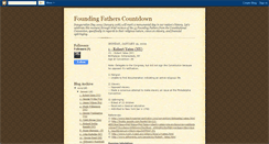 Desktop Screenshot of foundingfatherscountdown.blogspot.com