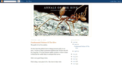 Desktop Screenshot of annalsofthehive.blogspot.com