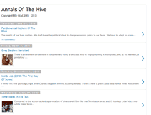 Tablet Screenshot of annalsofthehive.blogspot.com