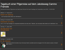 Tablet Screenshot of pilgertagebuch-jakobsweg.blogspot.com