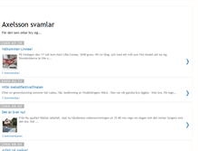 Tablet Screenshot of familjenaxelsson.blogspot.com
