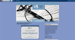 Desktop Screenshot of cfj-cursos.blogspot.com