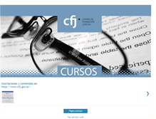 Tablet Screenshot of cfj-cursos.blogspot.com