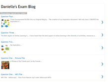 Tablet Screenshot of daniellenivenexamblog.blogspot.com