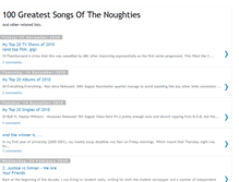 Tablet Screenshot of noughtieshits.blogspot.com