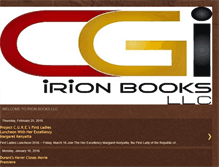 Tablet Screenshot of irionbooks.blogspot.com