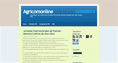 Desktop Screenshot of agricomonline.blogspot.com