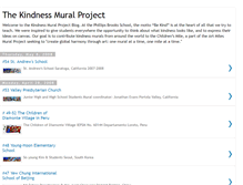 Tablet Screenshot of kindnessmuralproject.blogspot.com