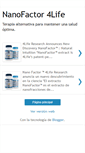 Mobile Screenshot of nanofactor.blogspot.com