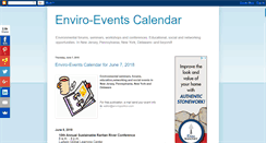Desktop Screenshot of enviro-eventscalendar.blogspot.com