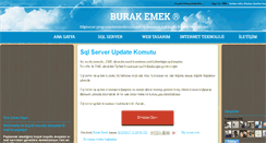 Desktop Screenshot of burakemek.blogspot.com