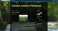 Desktop Screenshot of conocenuestrahonduras.blogspot.com