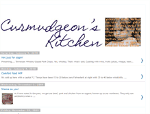 Tablet Screenshot of curmudgeonskitchen.blogspot.com