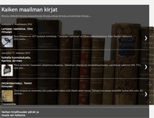 Tablet Screenshot of kaikenmaailmankirjat.blogspot.com