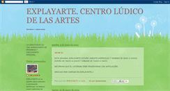 Desktop Screenshot of explayarte.blogspot.com