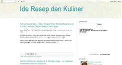 Desktop Screenshot of ide-resep.blogspot.com