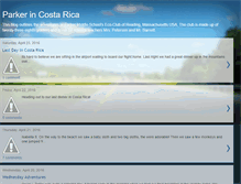 Tablet Screenshot of parkerincostarica.blogspot.com