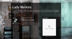 Desktop Screenshot of ladywatkins.blogspot.com