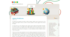 Desktop Screenshot of algebra-worksheets.blogspot.com