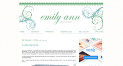 Desktop Screenshot of emilyanninteriors.blogspot.com