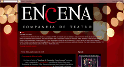 Desktop Screenshot of ciadeteatroencena.blogspot.com