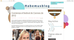 Desktop Screenshot of habemusblogs.blogspot.com