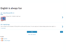 Tablet Screenshot of englishisalwaysfun.blogspot.com