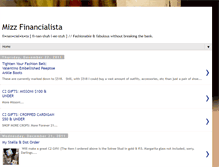 Tablet Screenshot of mizzfinancialista.blogspot.com