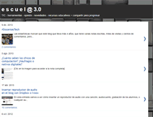 Tablet Screenshot of escuela3cero.blogspot.com