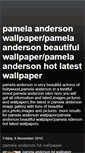 Mobile Screenshot of pamelaandersonwallpaper.blogspot.com