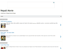 Tablet Screenshot of nepalimoviesong.blogspot.com