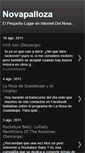 Mobile Screenshot of novapalloza.blogspot.com