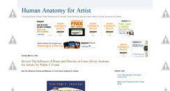 Desktop Screenshot of human-anatomy-for-artist.blogspot.com
