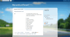 Desktop Screenshot of mylandlordtenant.blogspot.com