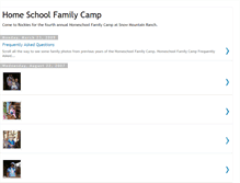 Tablet Screenshot of homeschoolfamilycamp.blogspot.com