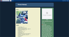 Desktop Screenshot of nemavivek.blogspot.com