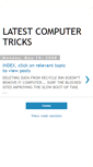 Mobile Screenshot of latest-computer-tricks.blogspot.com