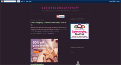 Desktop Screenshot of addicted2beautystuff.blogspot.com