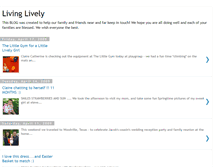 Tablet Screenshot of livelyslife.blogspot.com
