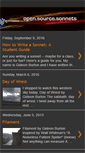 Mobile Screenshot of opensourcesonnets.blogspot.com
