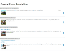 Tablet Screenshot of corozalchess.blogspot.com