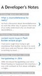 Mobile Screenshot of a-developers-notes.blogspot.com