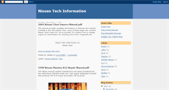 Desktop Screenshot of nissantechinfo.blogspot.com