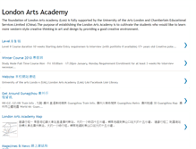 Tablet Screenshot of londonartsacademy.blogspot.com