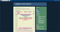 Desktop Screenshot of northseattlecc.blogspot.com