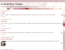 Tablet Screenshot of amandamytravels.blogspot.com