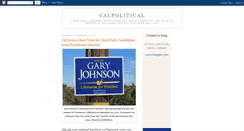 Desktop Screenshot of calpolitical.blogspot.com