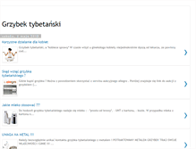 Tablet Screenshot of grzybektybetanski.blogspot.com